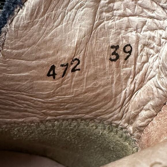 El Naturalista Women's N472 Colobri Navy Blue leather Heeled Ankle Boots Size 39 - Picture 4 of 7